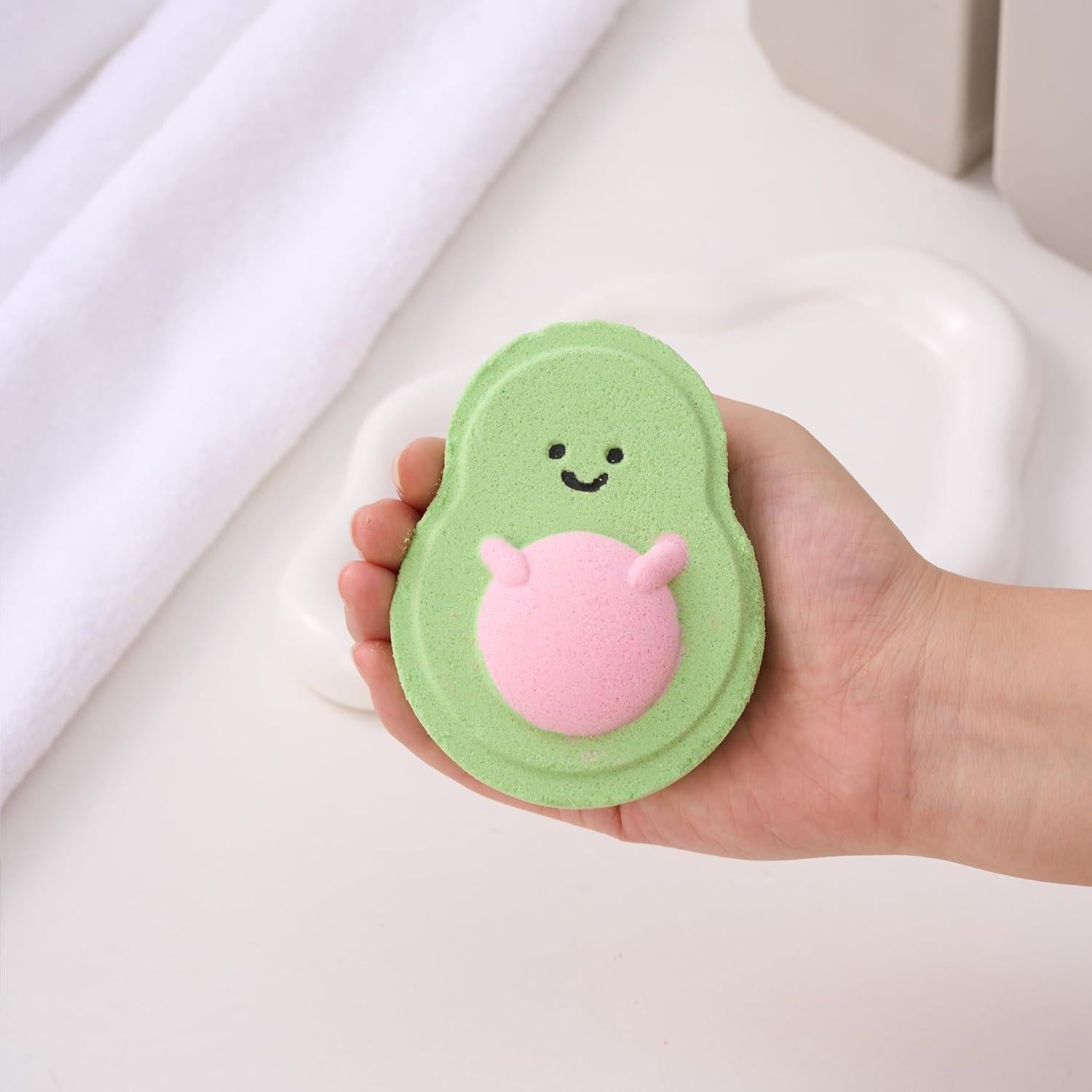 Set de 6 Bombas de Baño Naturales para Niños con Juguete Sorpresa