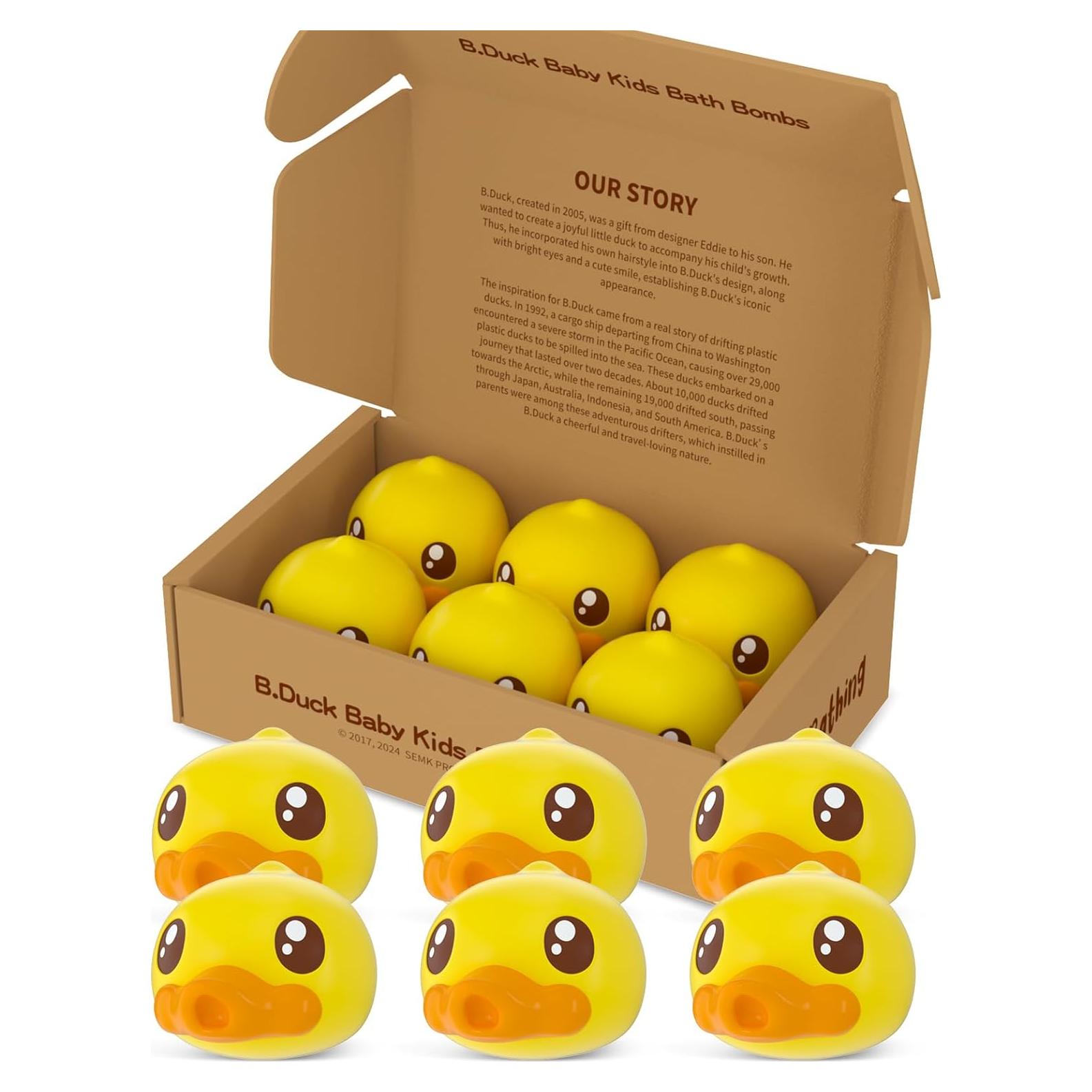 Caja de Regalo Bombas de Baño Pato Amarillo PURITY BABE