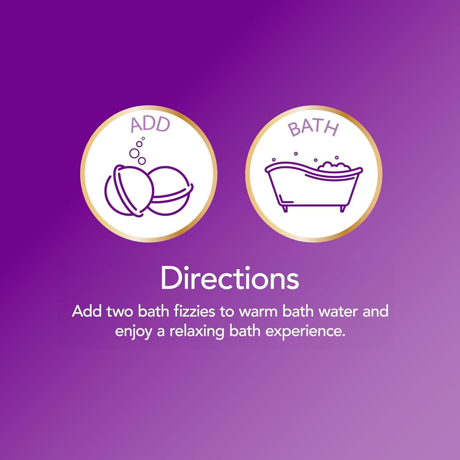 Baños Efervescentes Calgon Lavanda y Miel 8 Piezas