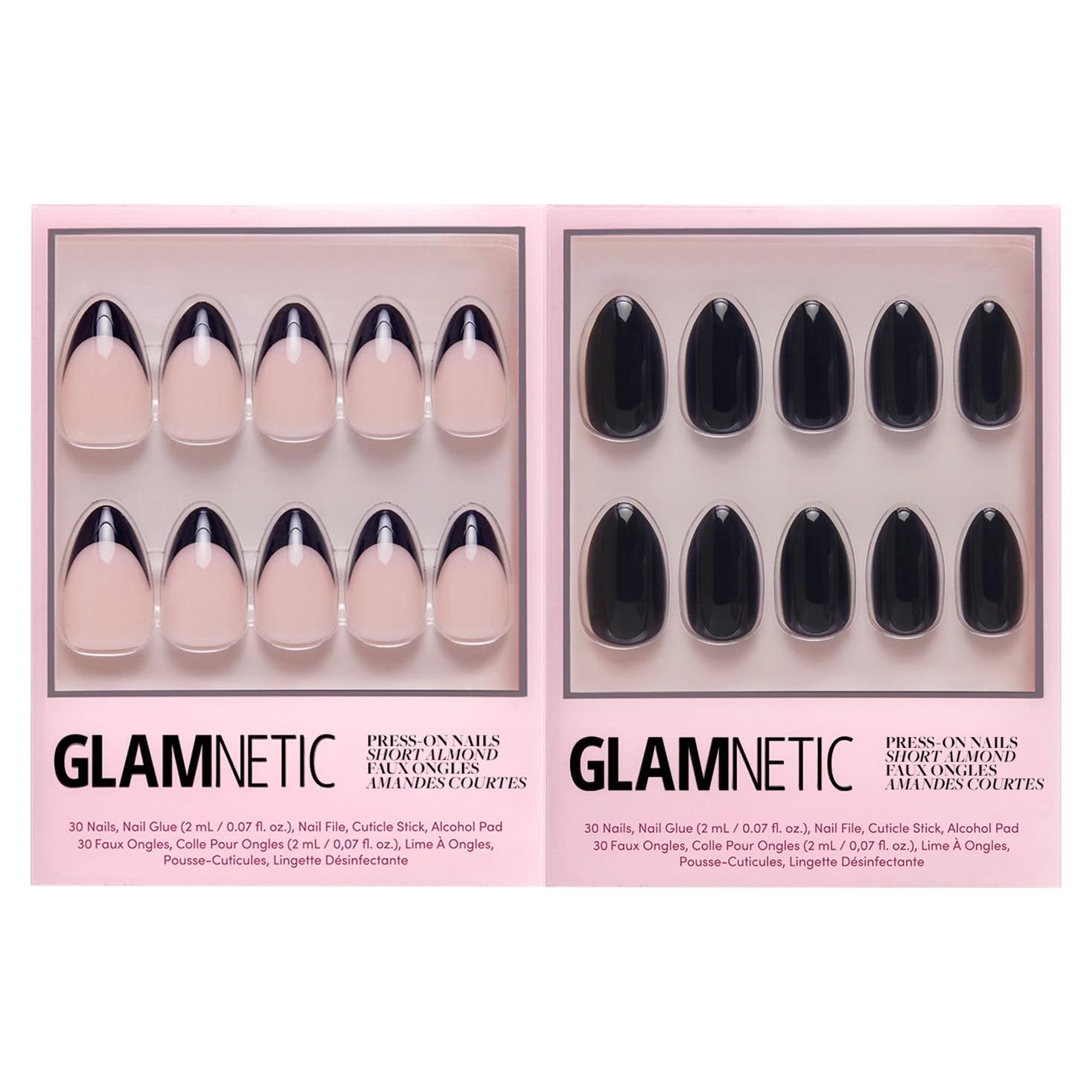 Kit de Uñas Postizas Reutilizables Glamnetic - Caviar y Boba