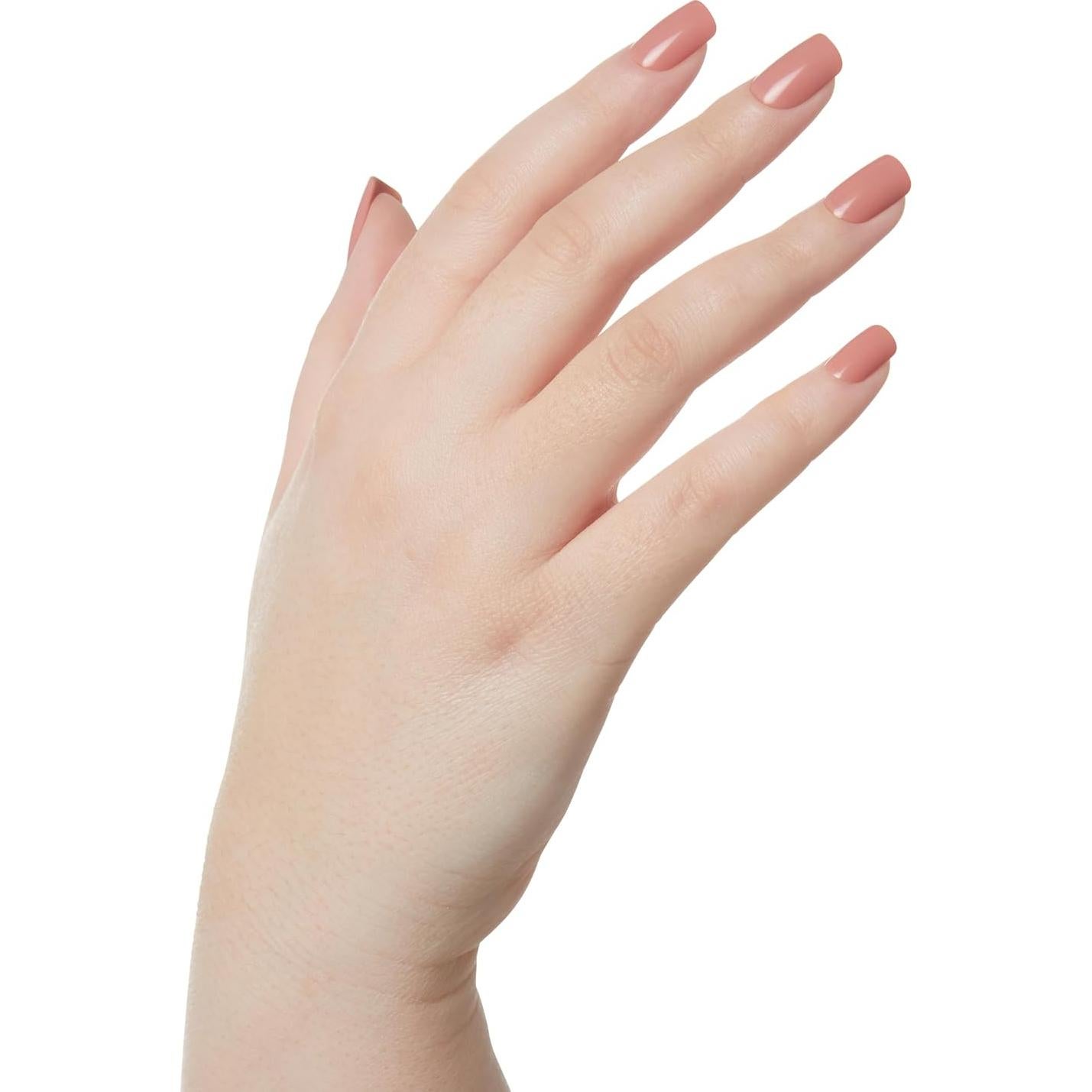 KISS Gel Fantasy Uñas Postizas Ribbons Rosa Cortas 28 Uñas