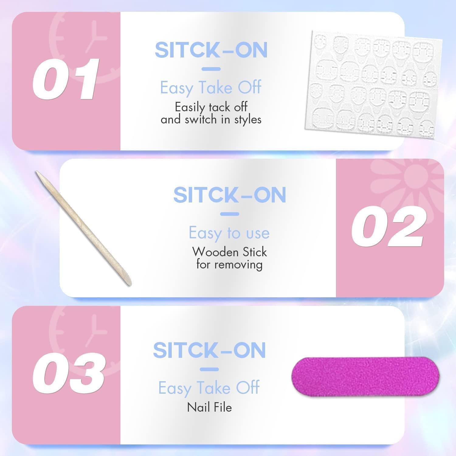 Uñas Postizas KQueenest Chrome Marrón Almendra Medianas