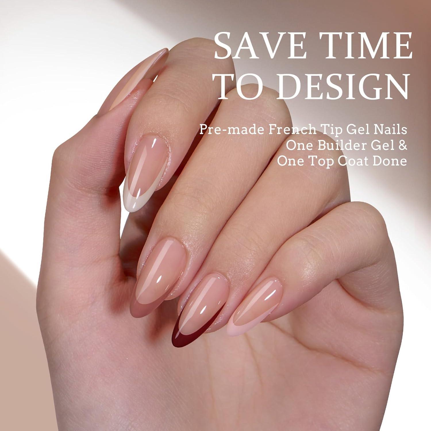 Uñas Postizas BTArtboxnails XCOATTIPS Almendra Media 150 Pzas