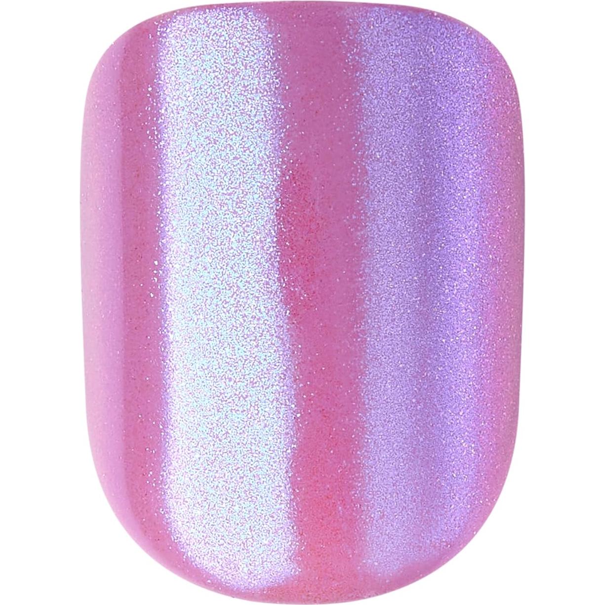 Uñas Postizas KISS imPRESS Maravilla Púrpura Oscuro Cortas