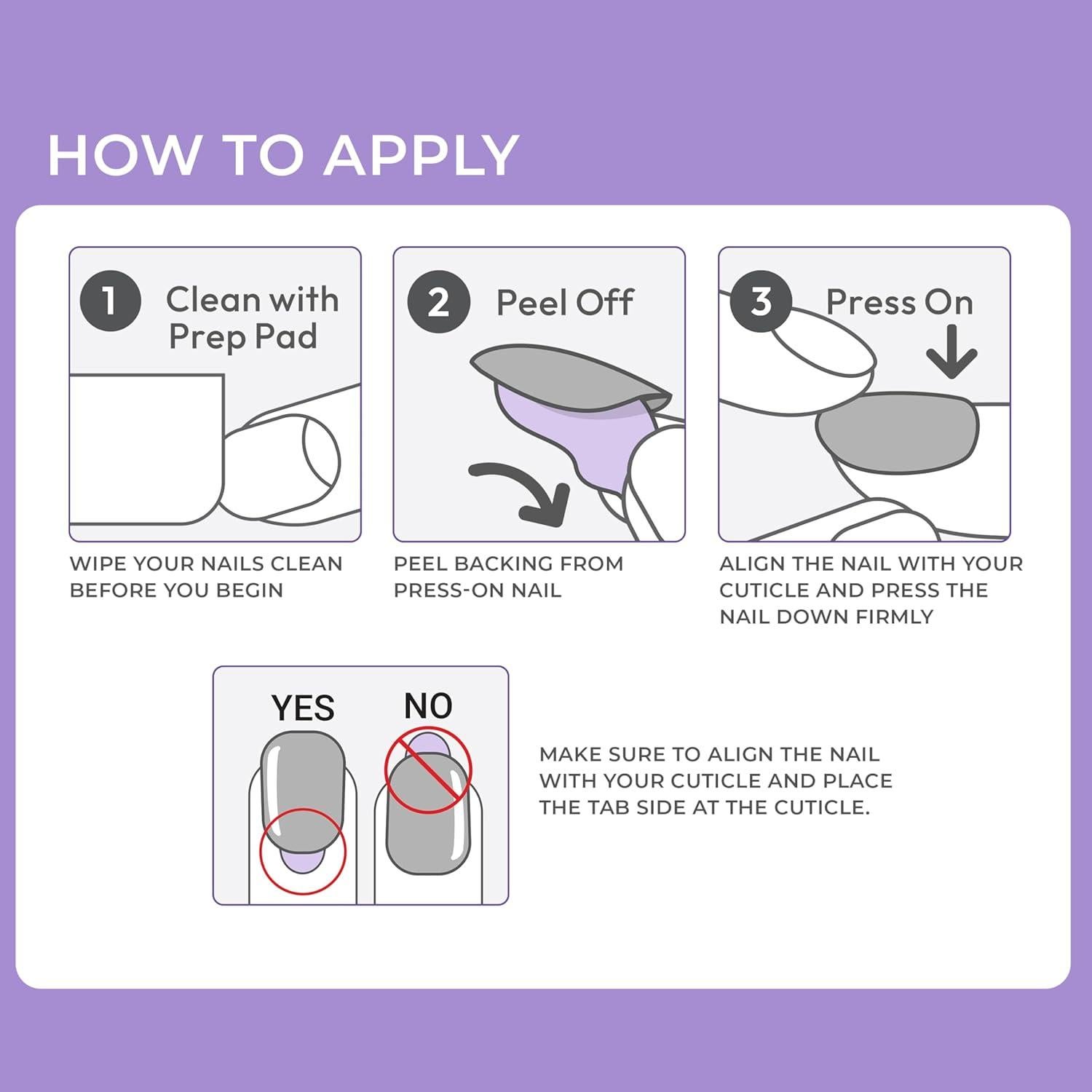 Uñas Postizas KISS imPRESS 'Venus Salvaje' Rosa Medianas