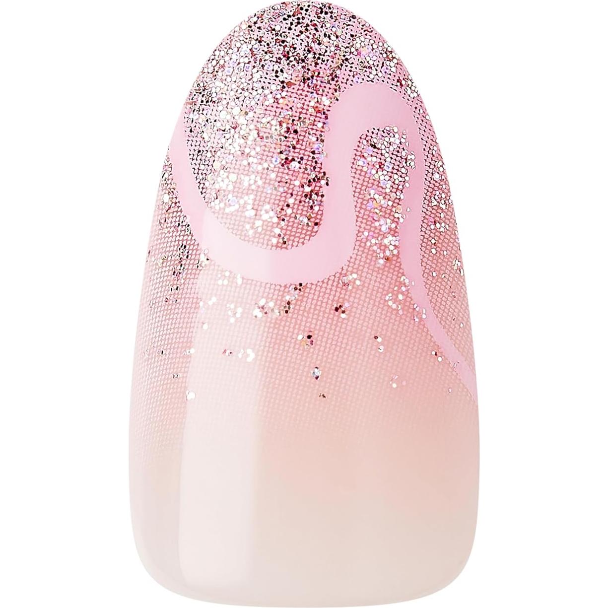 Uñas Postizas KISS imPRESS 'Venus Salvaje' Rosa Medianas