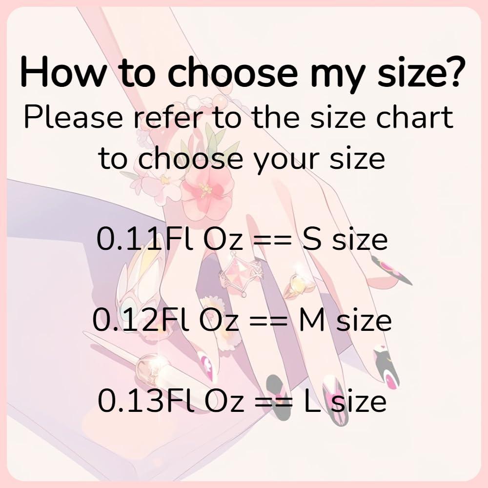 Uñas Postizas Hechas a Mano MAGLFELL Almendra Media 10 Pcs