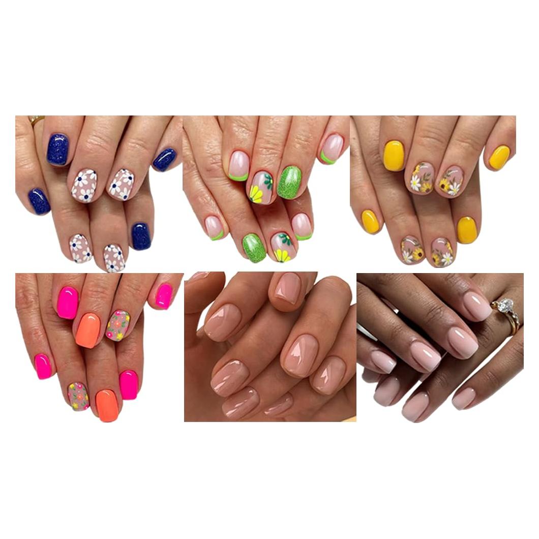 Set de Uñas Postizas SPLOCUDU 144 Piezas 6 Estilos