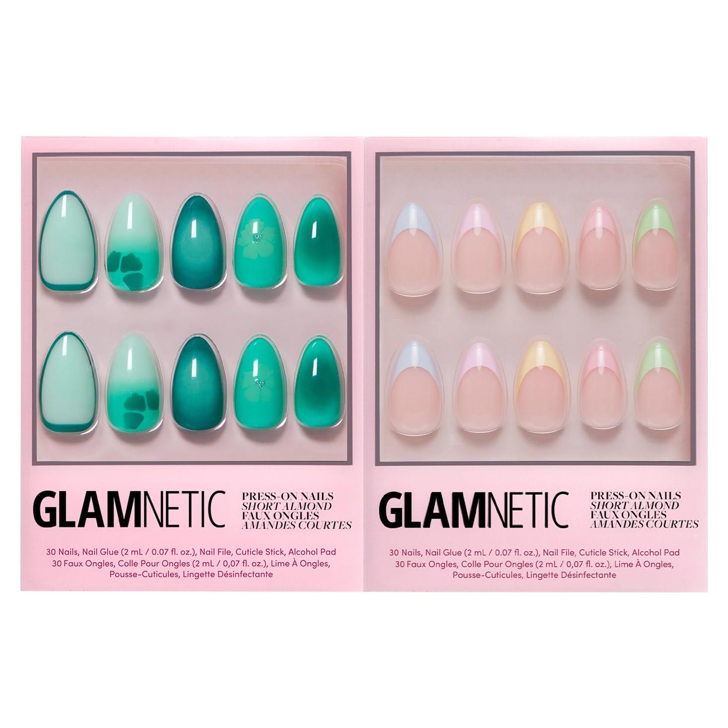 Kit de Uñas Postizas Glamnetic - Sirena Verde y Confeti