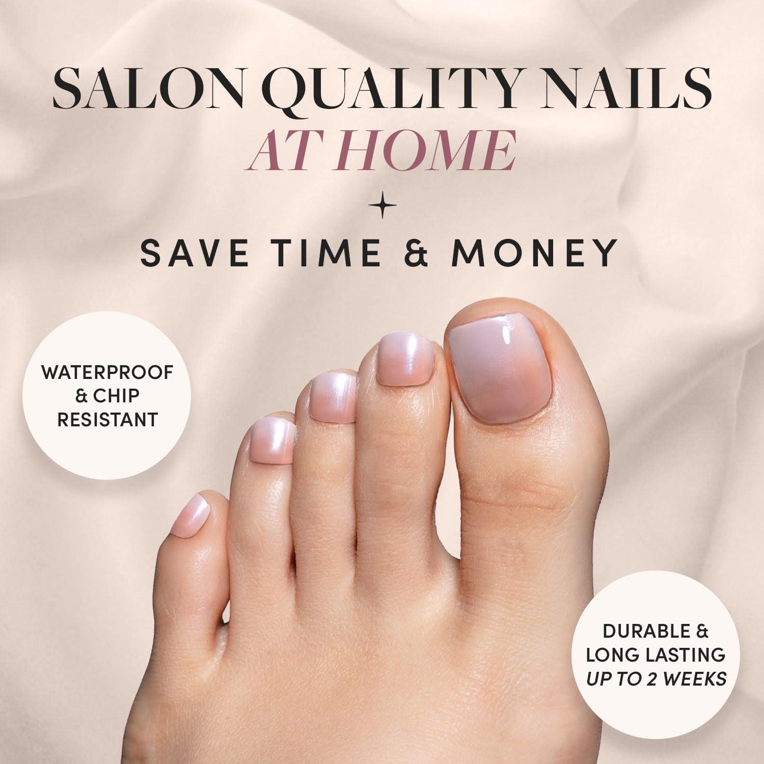 Paquete de Uñas Postizas Glamnetic - Azul Cielo, Hailey, Fairy Dust