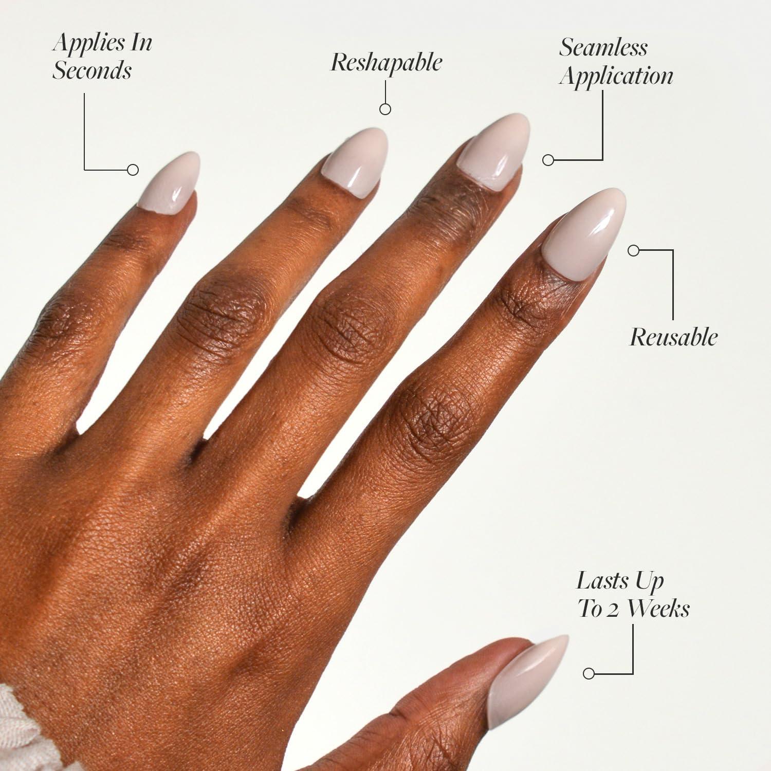 Kit de Uñas Postizas Glamnetic Rosa Ballet Cortas - 30 Uñas