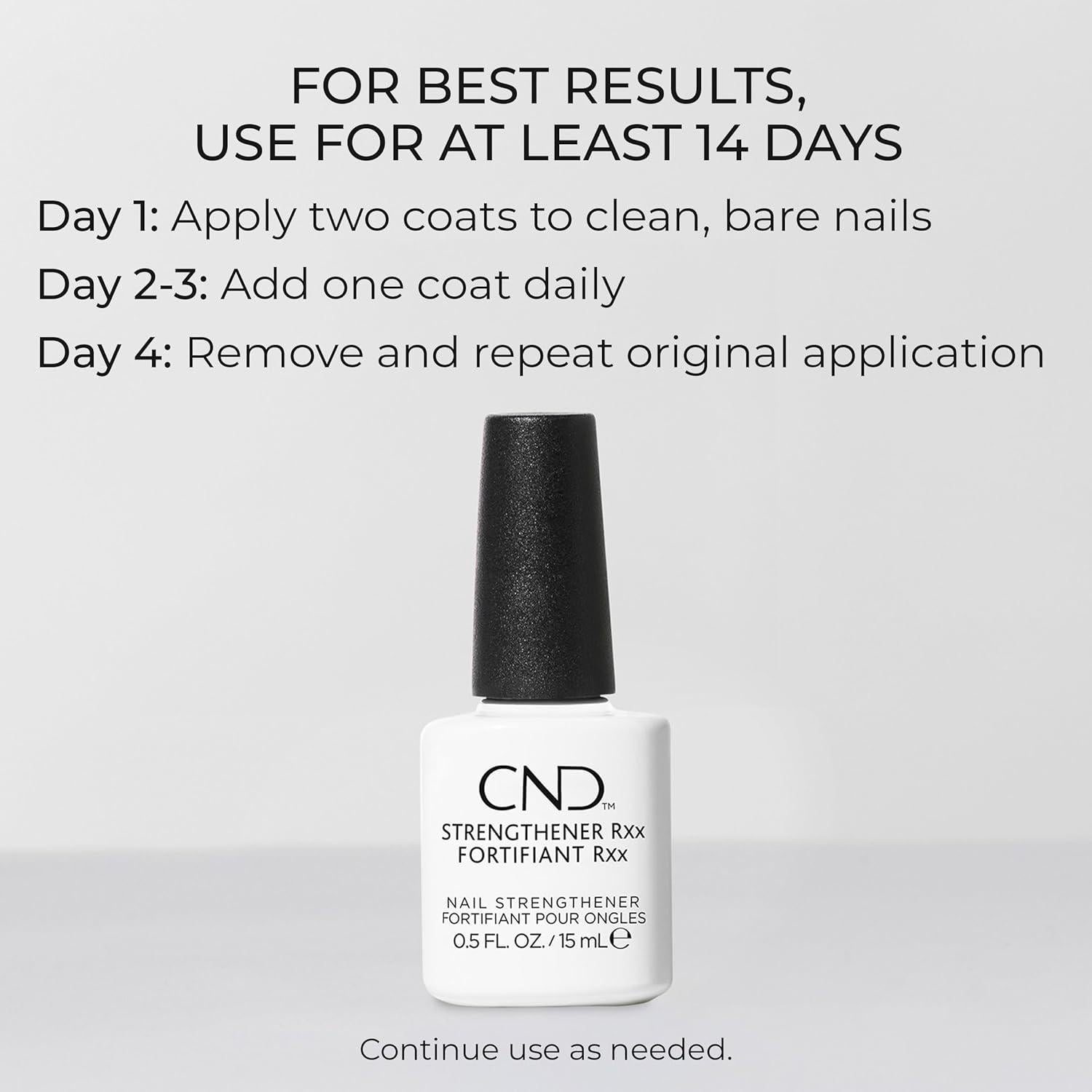 Fortalecedor de Uñas CND RXx 14.79 ml - Protección y Fuerza