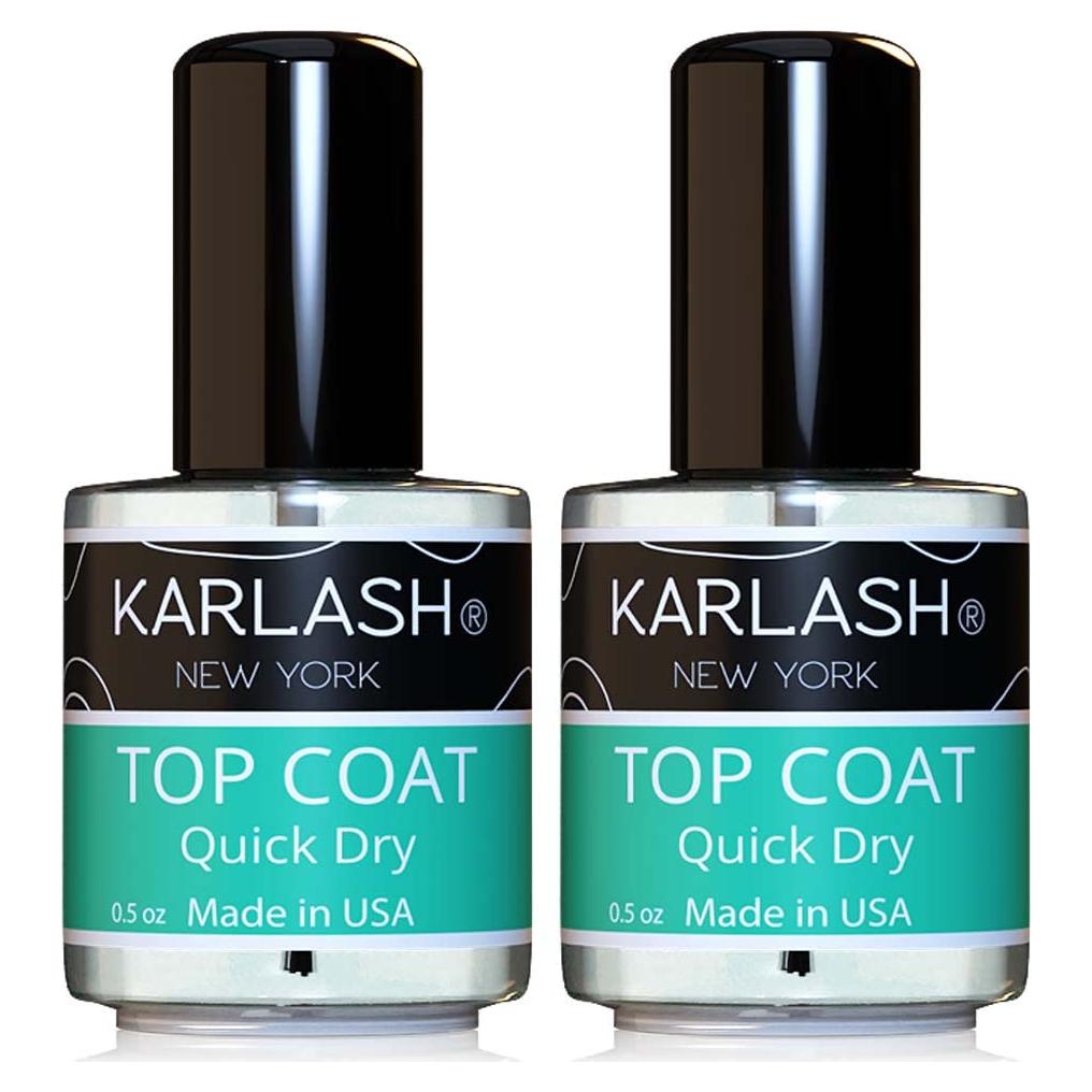 Esmalte de Uñas Rápido Secado Karlash 15ml Brillante (2 Piezas)