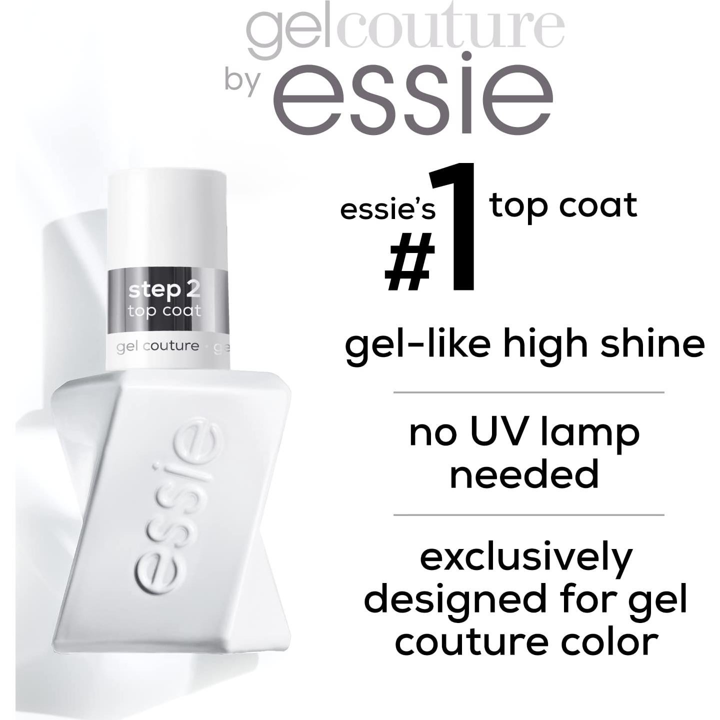 Top Coat Esmalte de Uñas Transparente essie Gel Couture 118ml