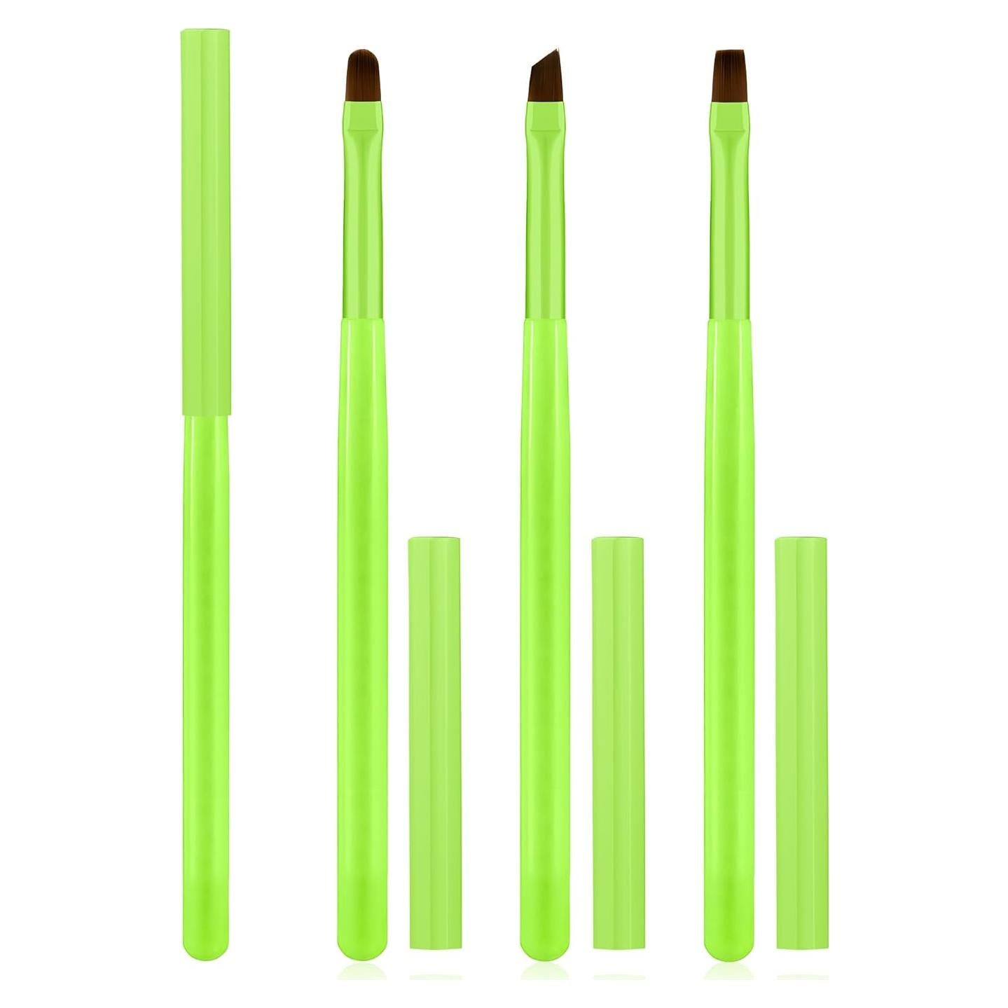 Juego de 3 Pinceles Limpiadores de Uñas OPI Verde Brillante