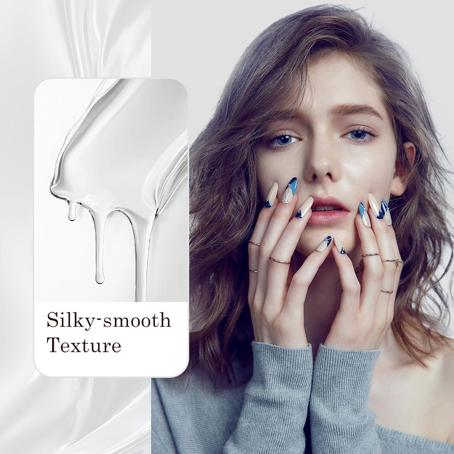 Esmalte de Uñas 2 en 1 COSMOO Base y Top Coat Transparente 8.5ml