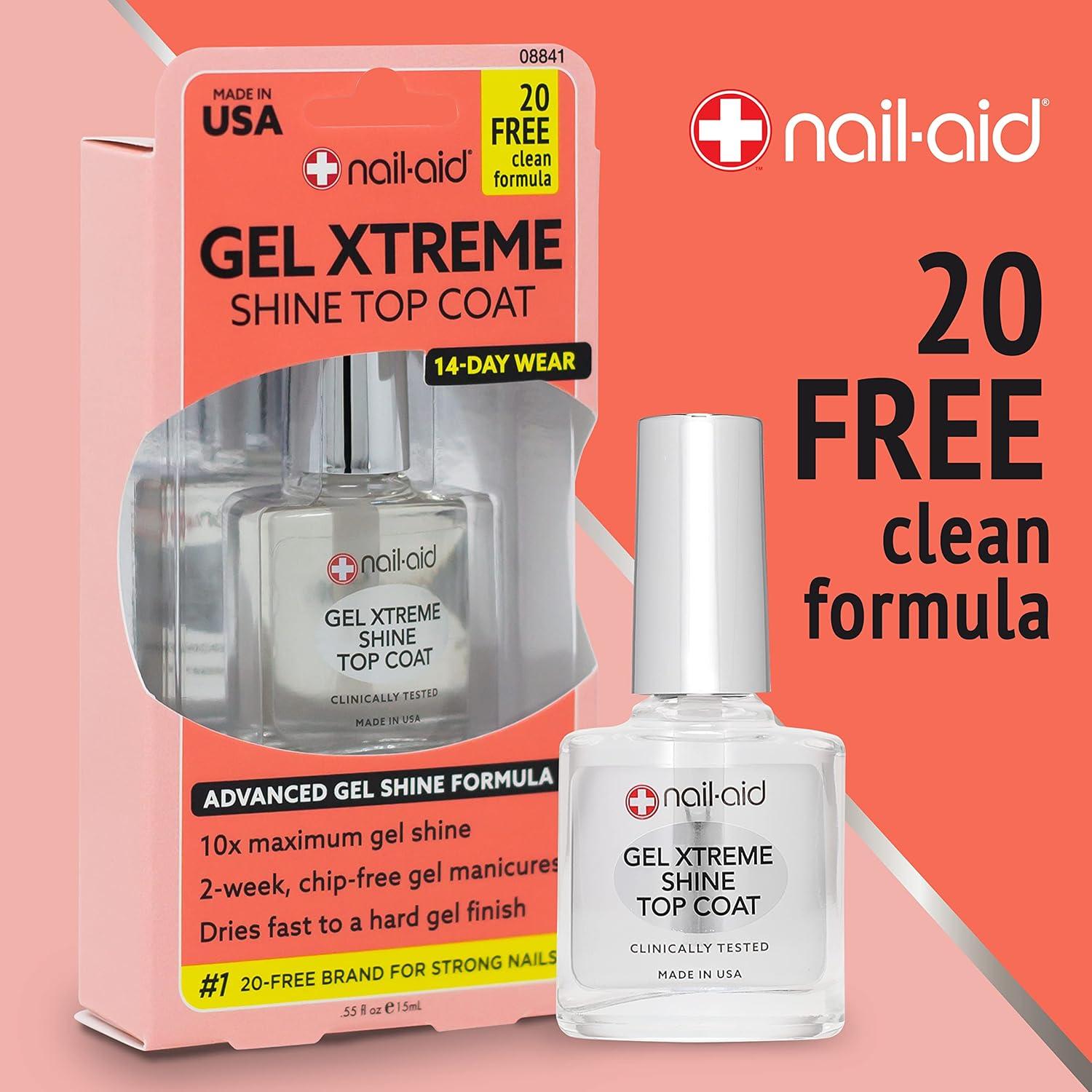 Top Coat Gel Xtreme Shine Nail-Aid 16.5 ml Transparente