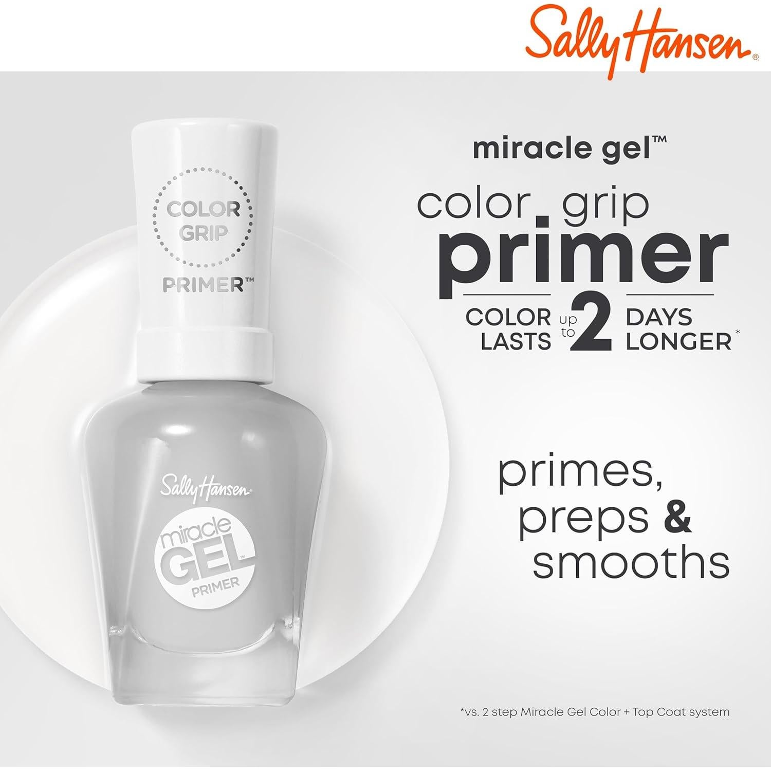 Esmalte de Uñas Sally Hansen Miracle Gel Primer + Top Coat Cristal 14.79 ml