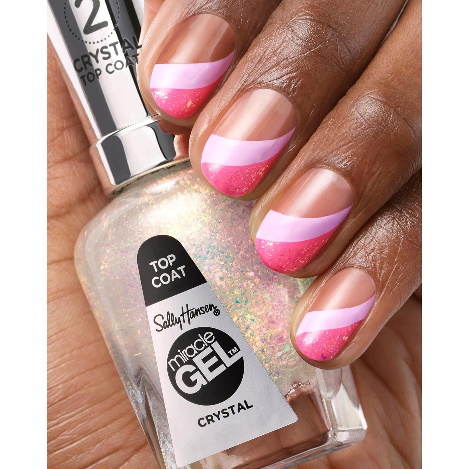 Esmalte de Uñas Sally Hansen Miracle Gel Primer + Top Coat Cristal 14.79 ml