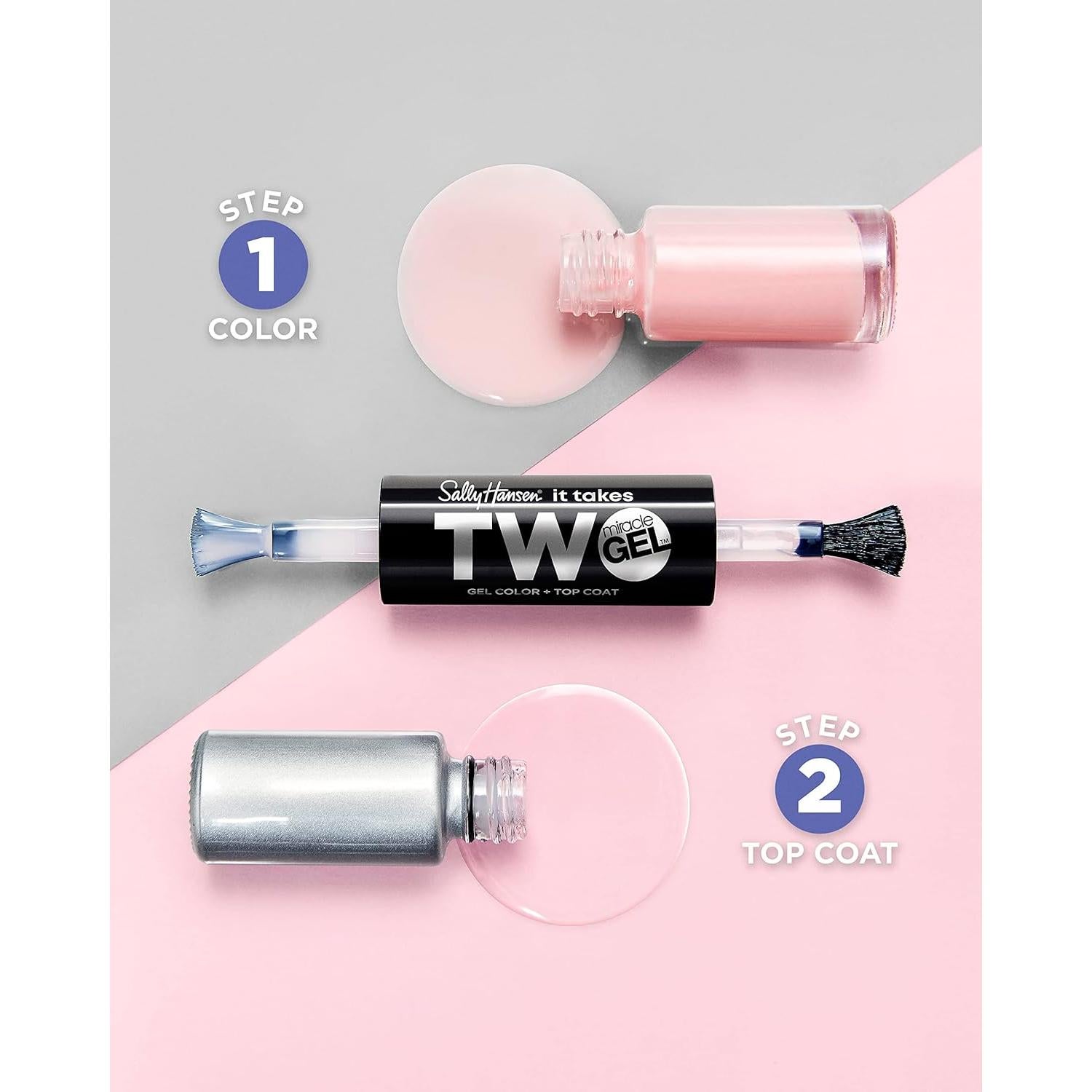 Esmalte de Uñas Sally Hansen Miracle Gel 3.54 ml Dúo Larga Duración