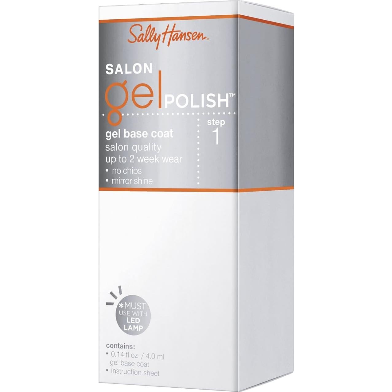 Sally Hansen Gel Base Coat 48.51g - Resistente a Astillados