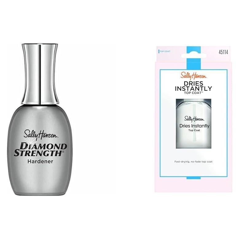 Sally Hansen Paquete Cuidado Uñas: Endurecedor + Top Coat 13.3 ml