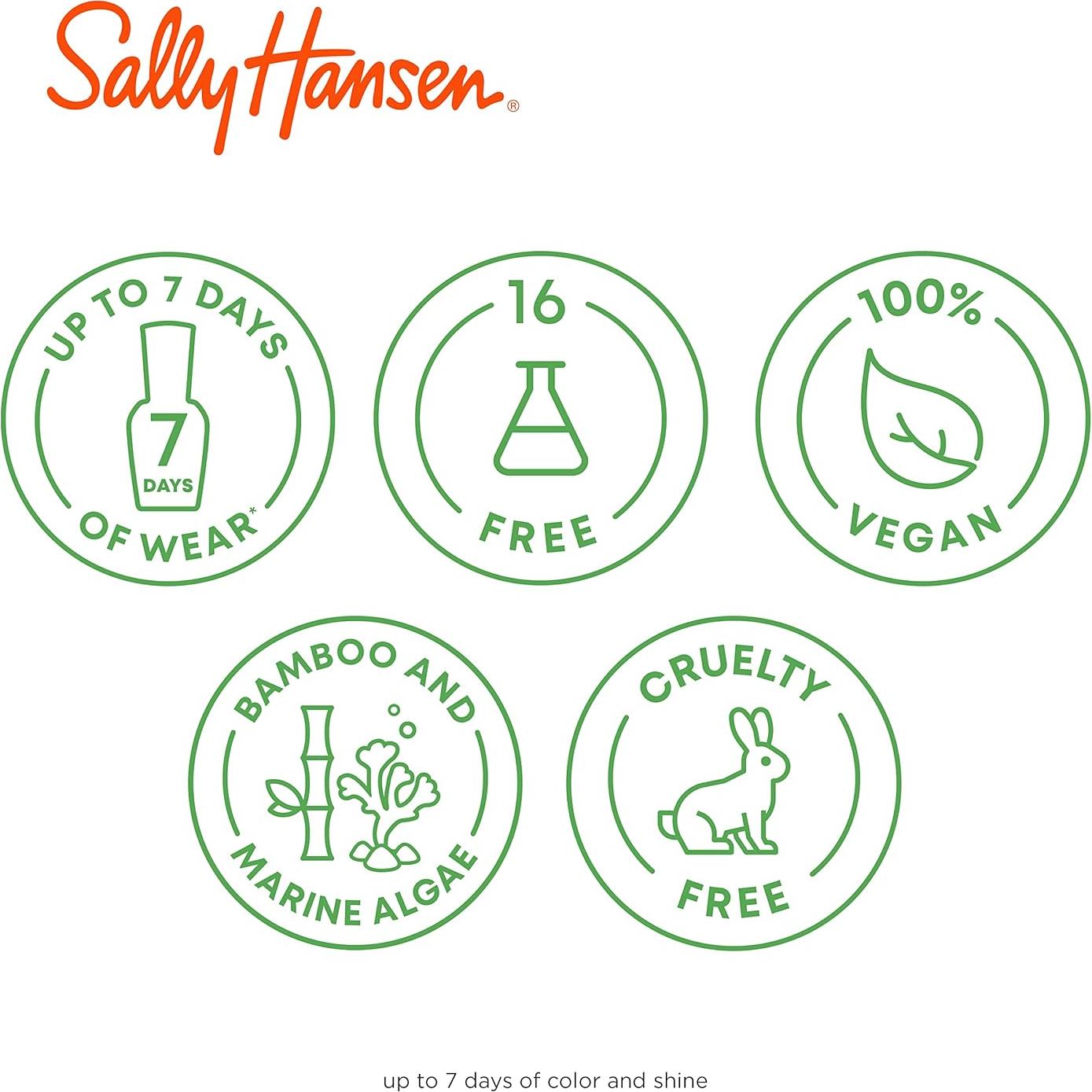 Esmalte de Uñas Vegano Sally Hansen 9.8 ml Endurecedor y Capa Superior