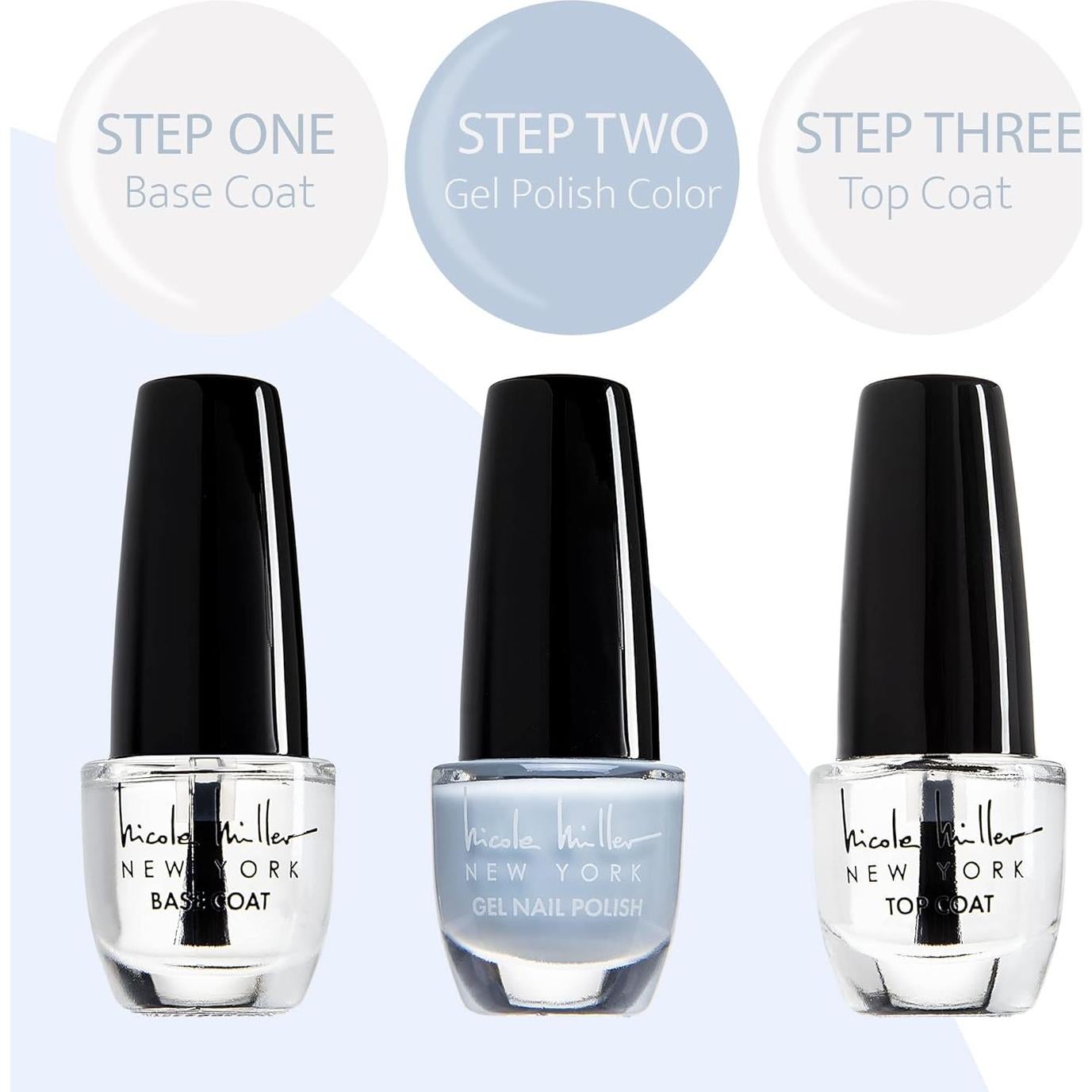 Set de Esmalte de Uñas en Gel Nicole Miller - 20 Piezas, 16 Colores Brillantes