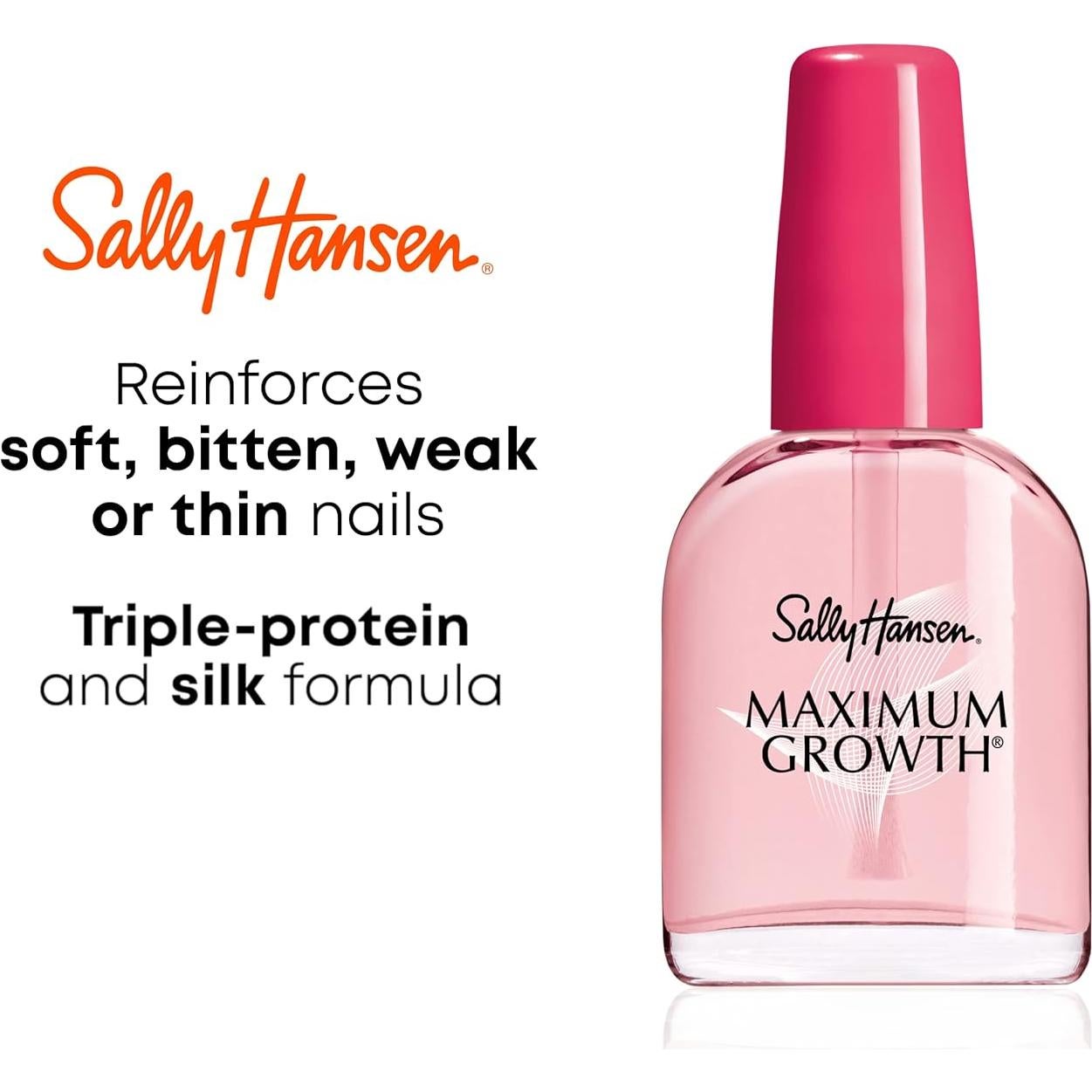 Endurecedor de Uñas Sally Hansen Crecimiento Máximo 13.3 ml