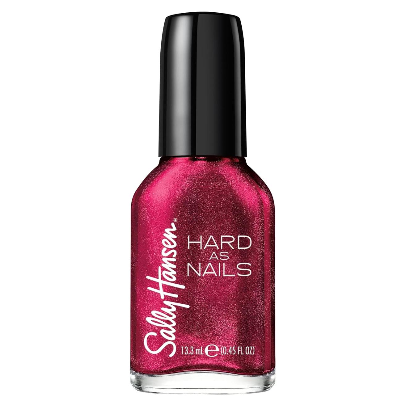 Sally Hansen Hard as Nails, Unbreakable Heart, Long Lasting, Chip Resistant, Opaque, Shimmery Pink Nail Polish