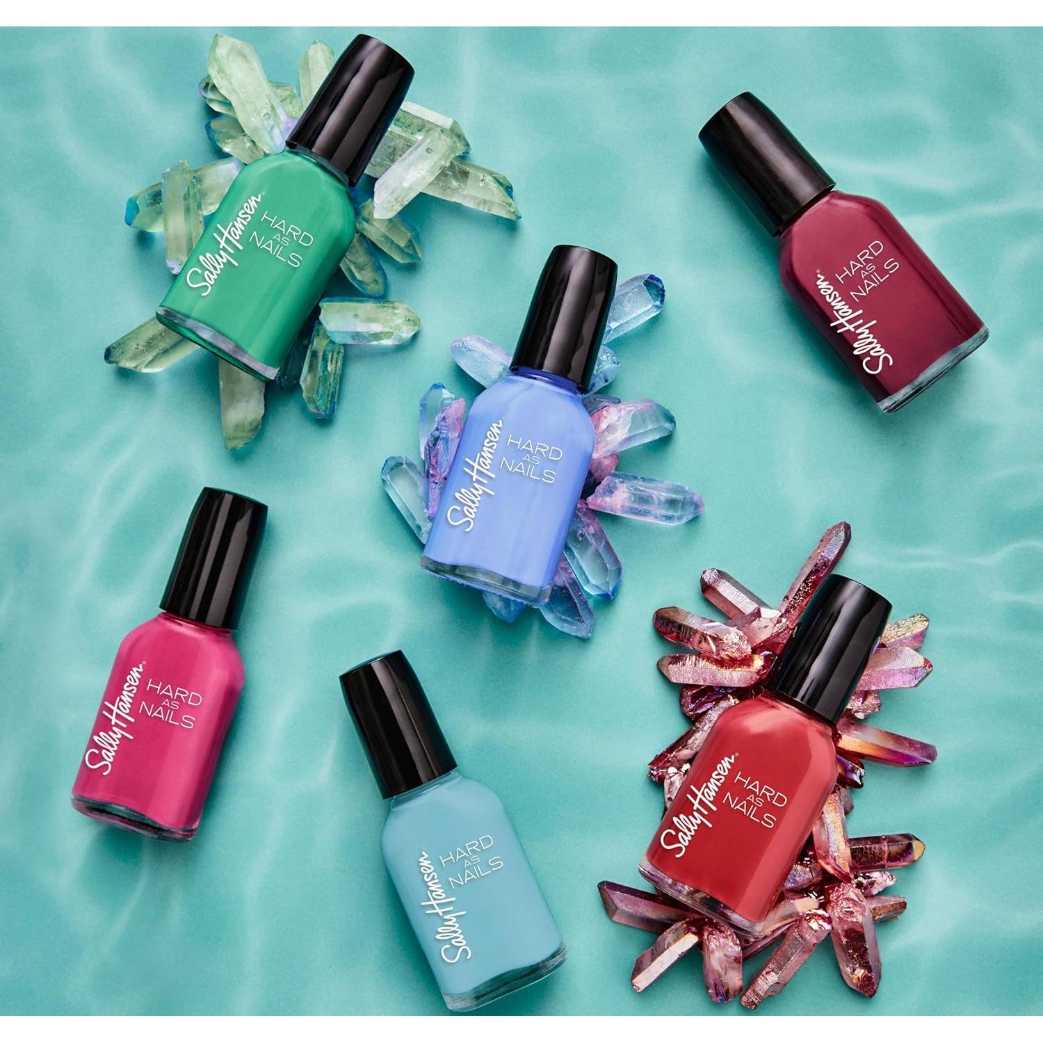 Sally Hansen Hard as Nails, Unbreakable Heart, Long Lasting, Chip Resistant, Opaque, Shimmery Pink Nail Polish