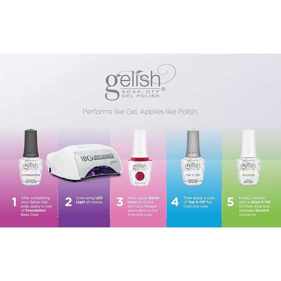Kit Esencial Gelish Fantastic Four - 4 Esmaltes de 15ml