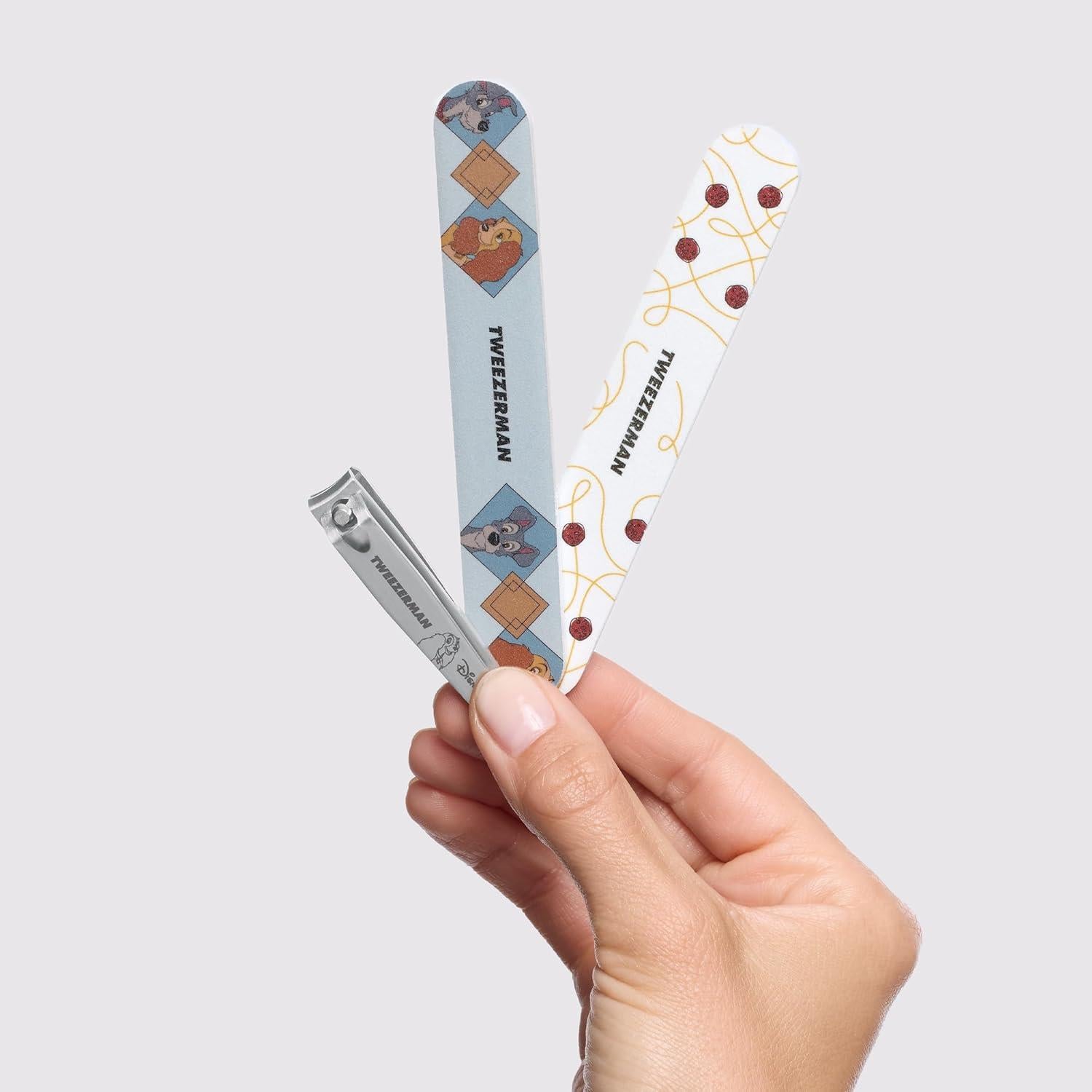 Kit de Manicura Tweezerman La Dama y el Vagabundo - Cortador y Limas