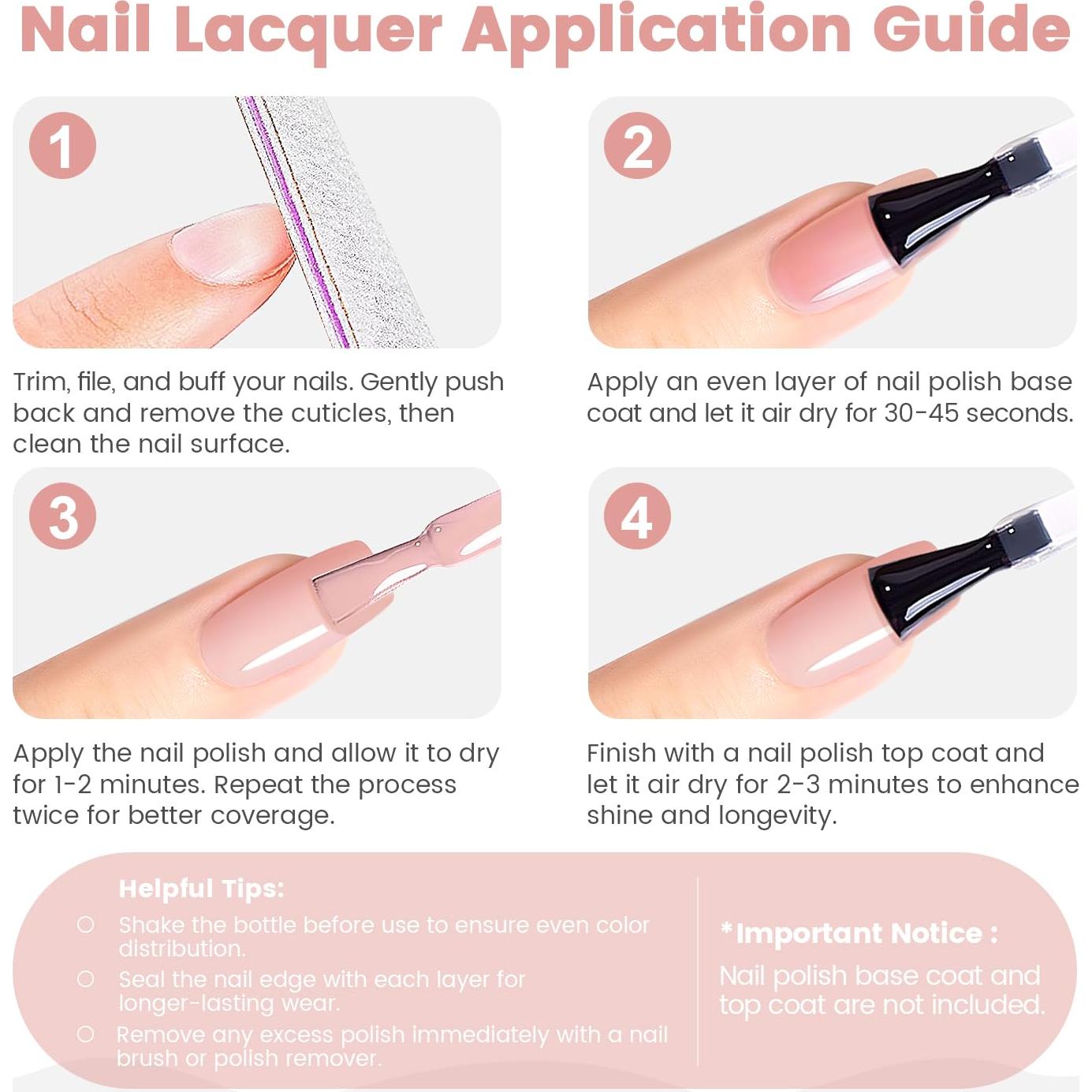 Set Esmalte de Uñas Gel y Laca Rosa Nude 15ml 2pcs RARJSM