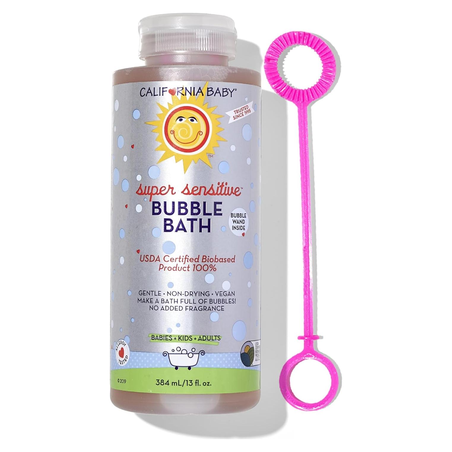 Baño de Burbujas Super Sensible California Baby 384 ml - Sin Fragancia