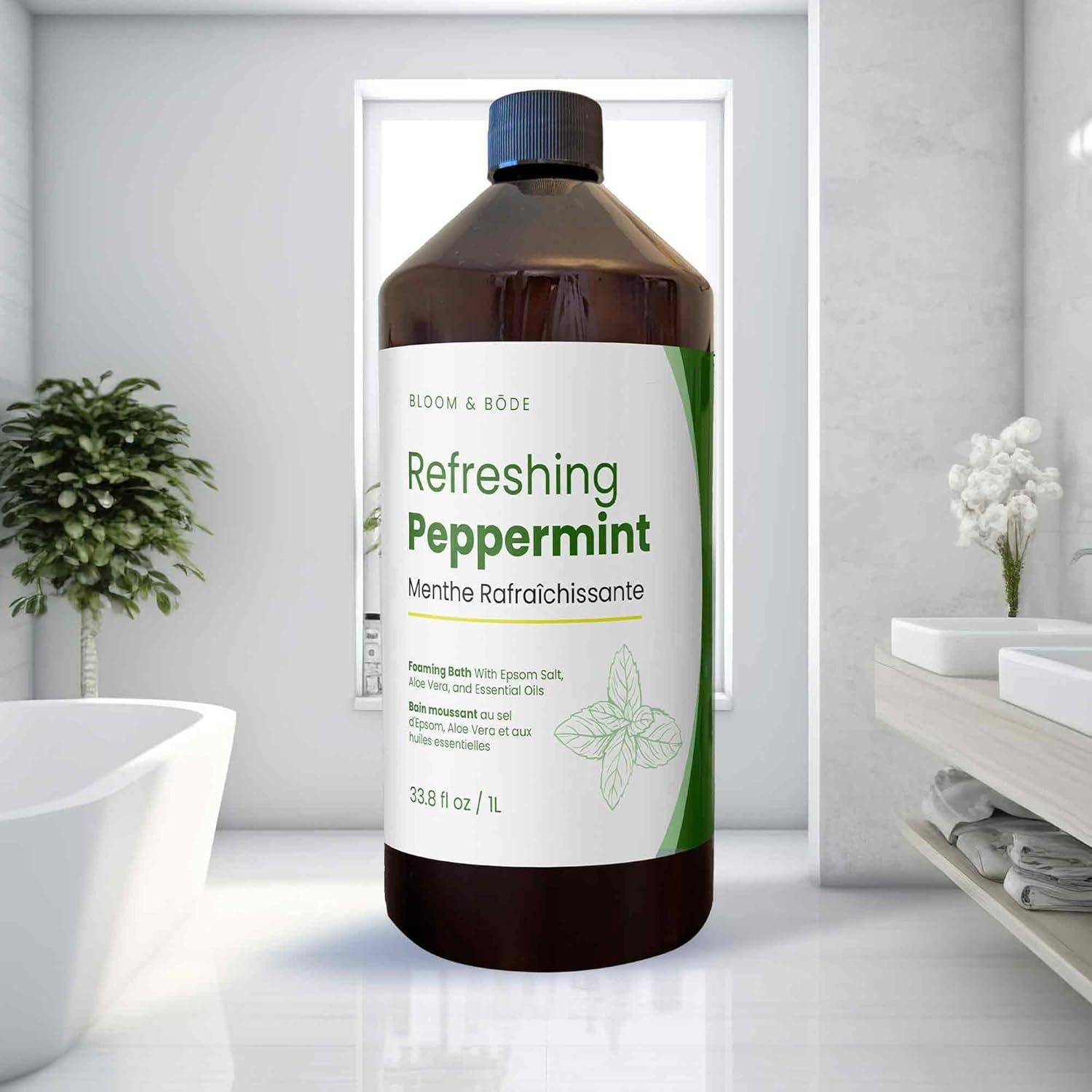 Baño Espumoso de Lujo EO Skincare 1L Menta Refrescante