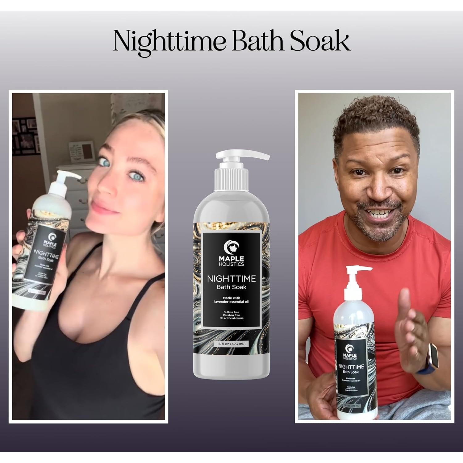 Baño de Burbujas de Lavanda Maple Holistics 473 ml - Aromaterapia