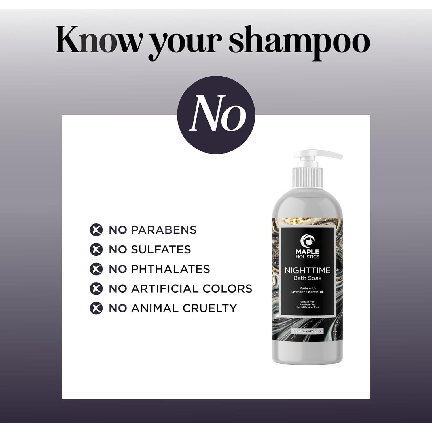 Baño de Burbujas de Lavanda Maple Holistics 473 ml - Aromaterapia