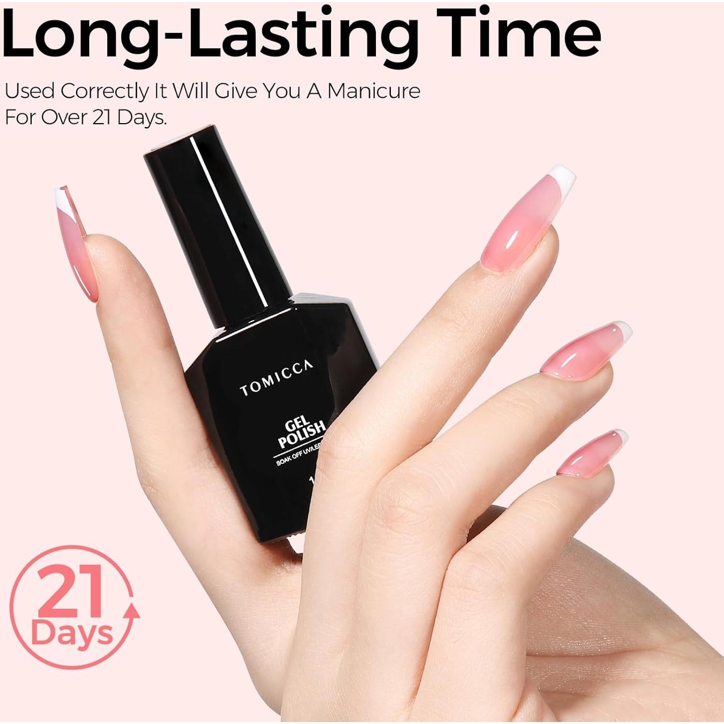 Esmalte de Uñas en Gel TOMICCA Rosa Jelly 045 - 49.6g