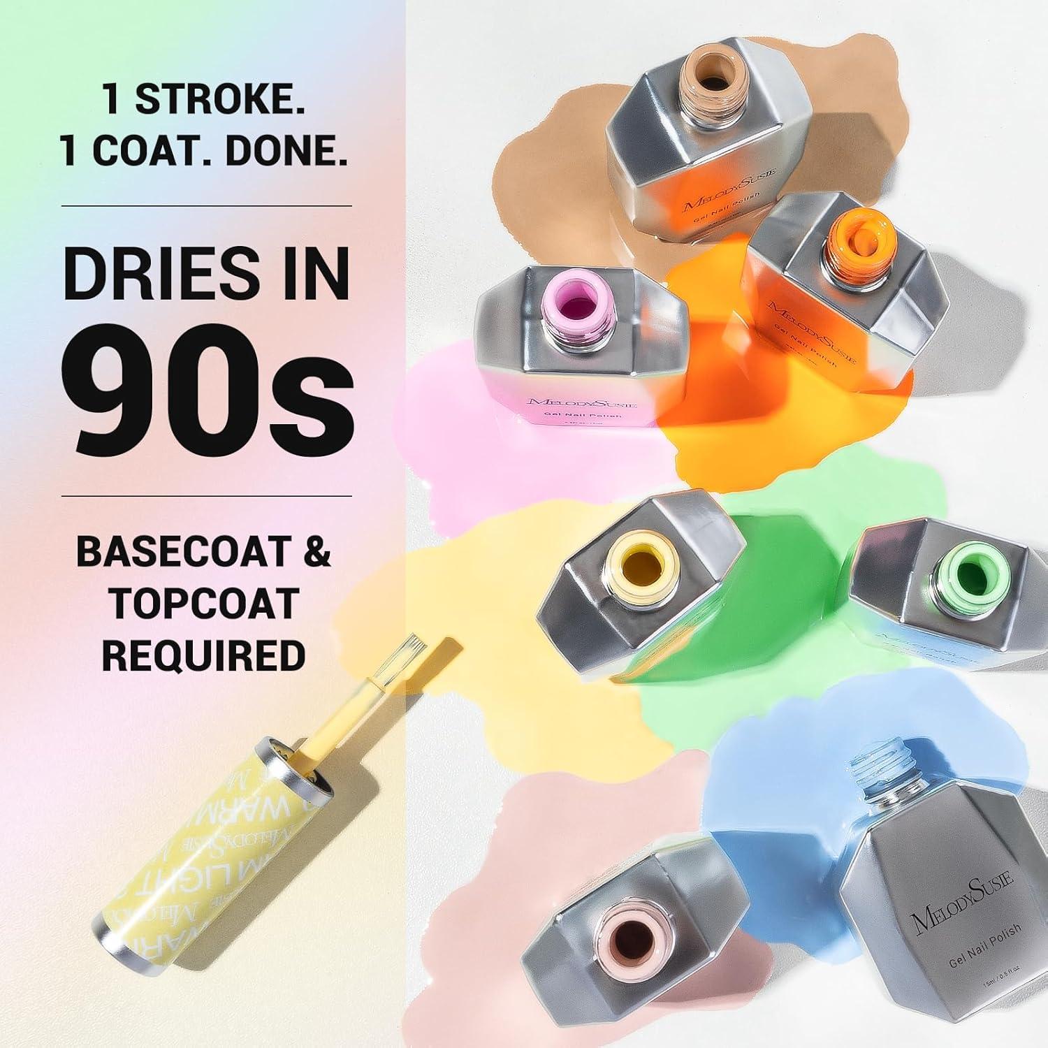 Gel de Uñas en Gel UV MelodySusie Rosa Nude 15 ml