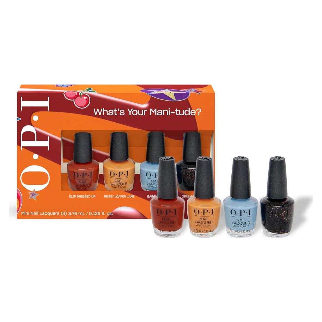 Conjunto de Regalo de 4 Mini Esmaltes OPI - Tonos de Otoño