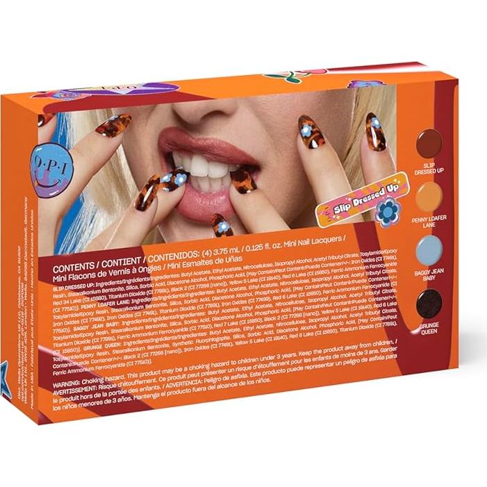 Conjunto de Regalo de 4 Mini Esmaltes OPI - Tonos de Otoño