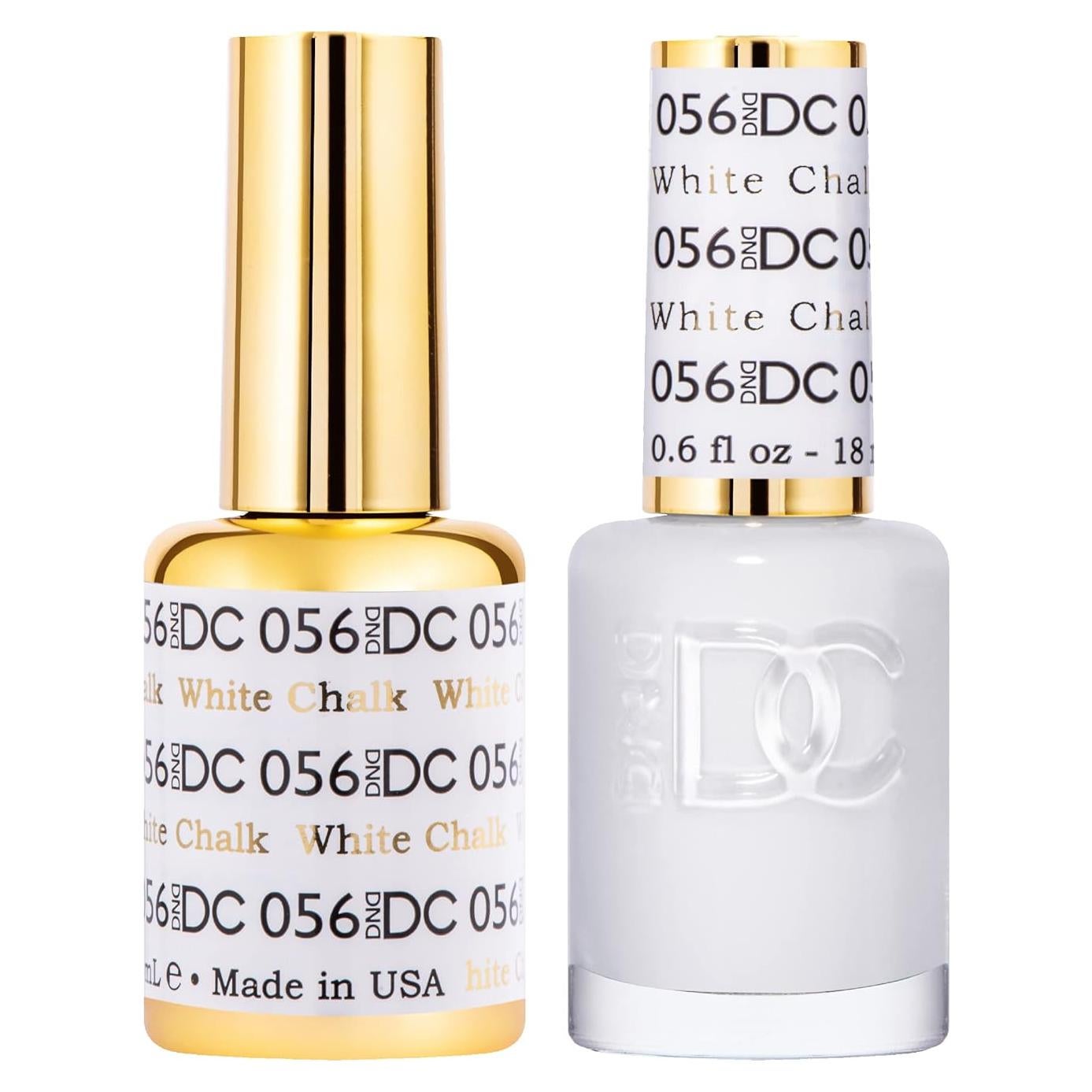Conjunto de Esmalte en Gel DND Blanca 15 ml - UV/LED y Secado al Aire