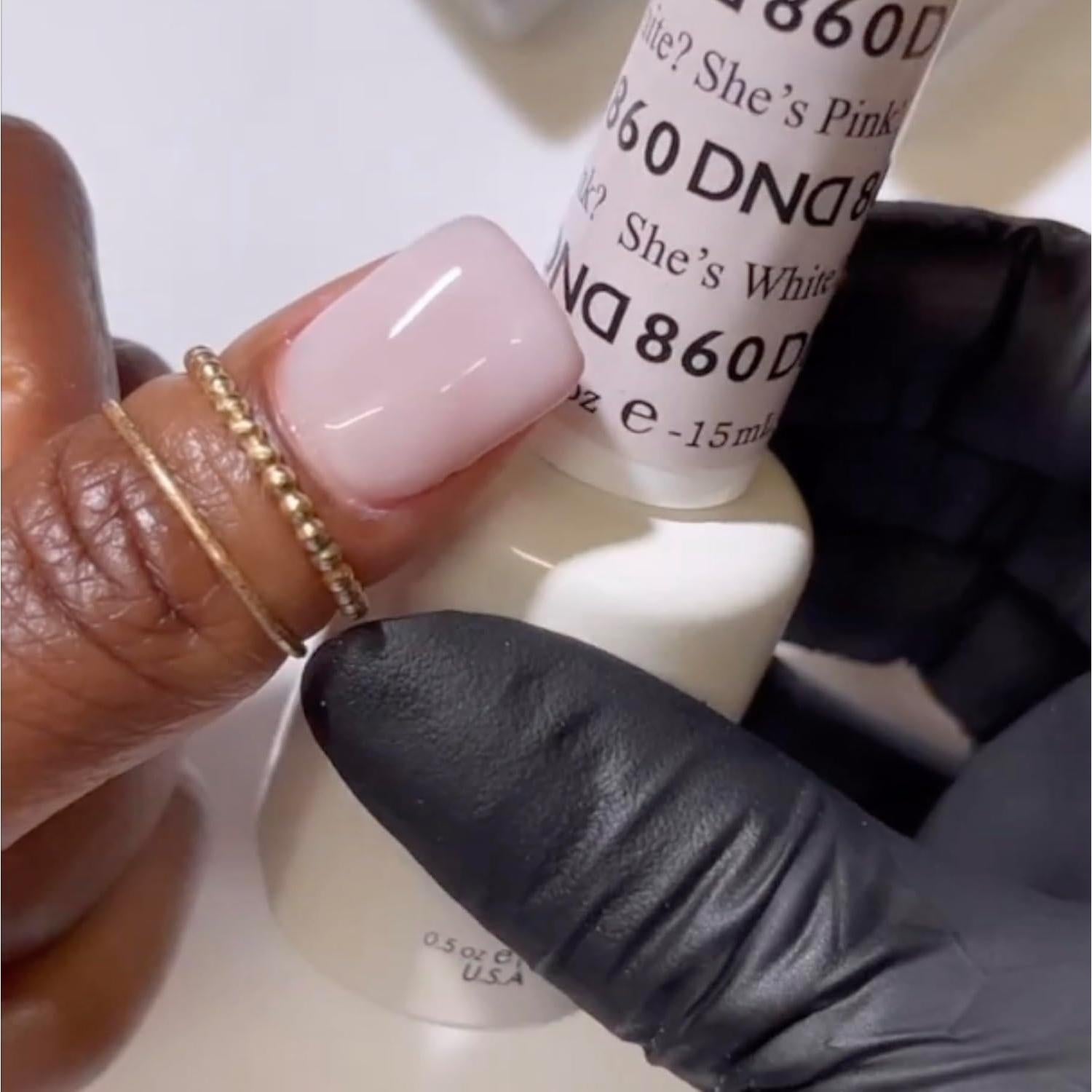 Conjunto de Esmalte en Gel DND 0.5 Oz UV/LED y Secado al Aire