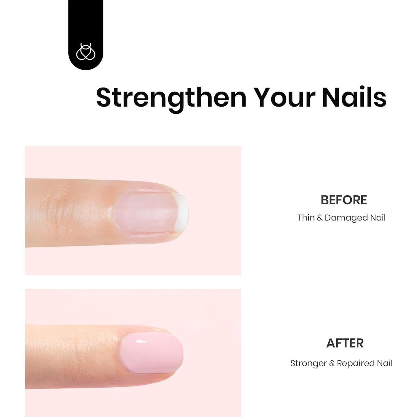 Esmalte de Uñas Gel Base Rosa Beetles 15ml 3 en 1 Constructor