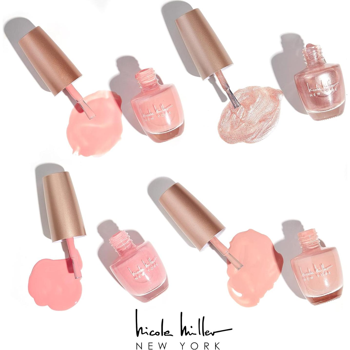 Esmaltes de Uñas Nicole Miller - 5 Piezas Rosados y Nude