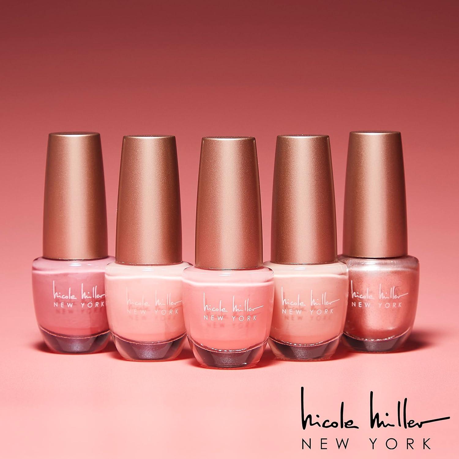 Esmaltes de Uñas Nicole Miller - 5 Piezas Rosados y Nude