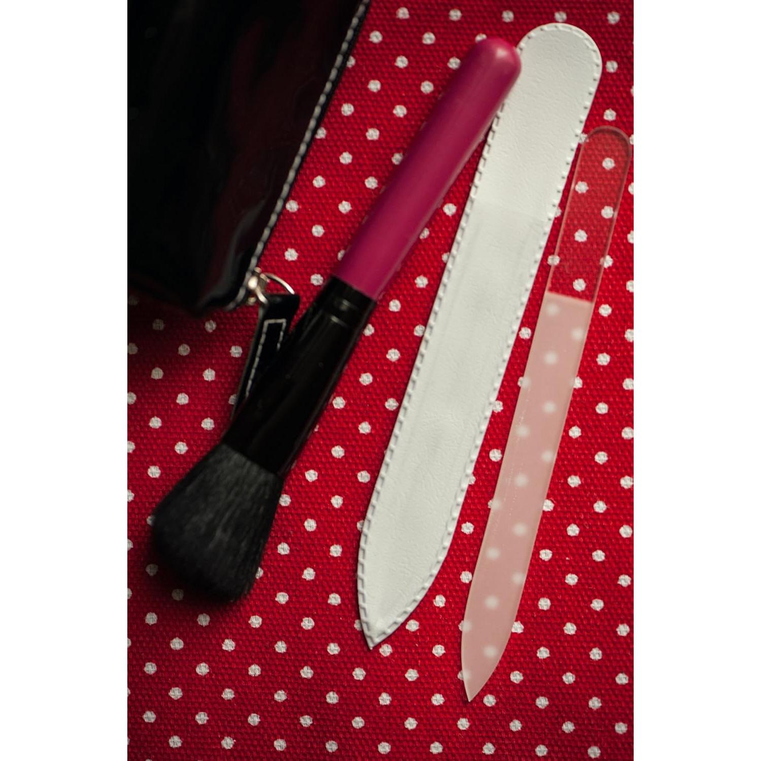 Lima de Uñas de Vidrio Mont Bleu 135mm - Hecha a Mano Checa