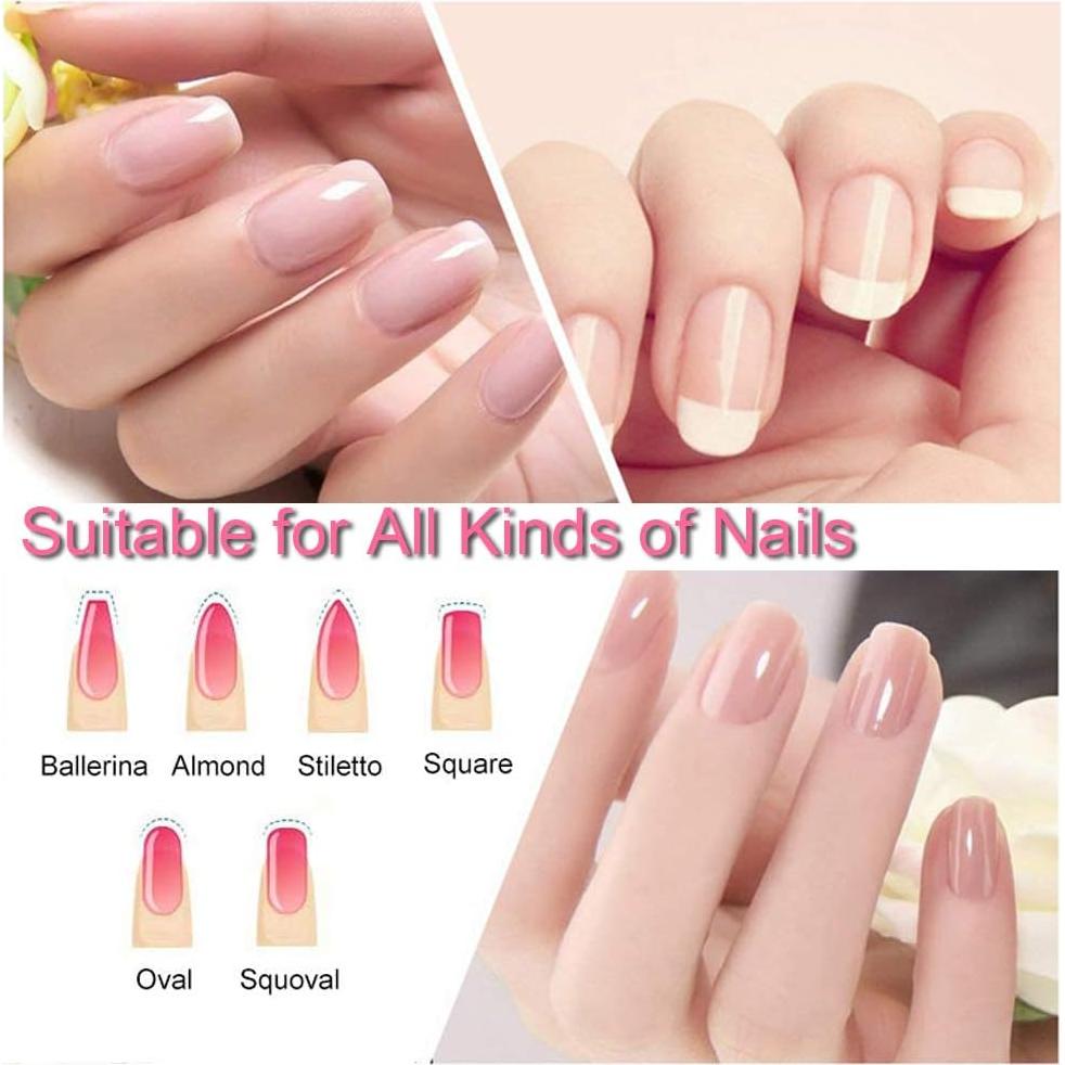 Set de 20 Limas de Uñas de Vidrio LUOTIVON con Fundas