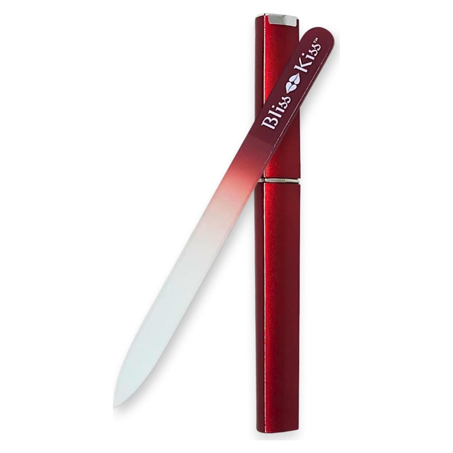 Lima de Uñas de Cristal Bliss Kiss - Grande - Checo - Estuche